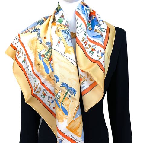 hermes scarf retour a la terre|Retour a la Terre Hermes Scarf .